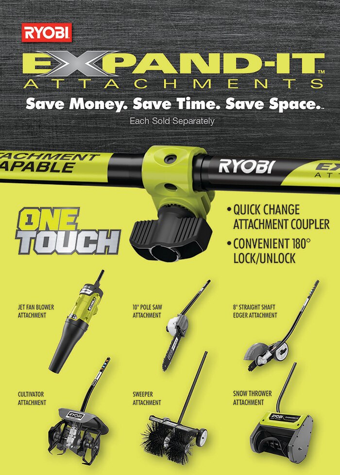 RYOBI 18 in. 10 Amp Attachment Capable Electric String TrimmerRY41135